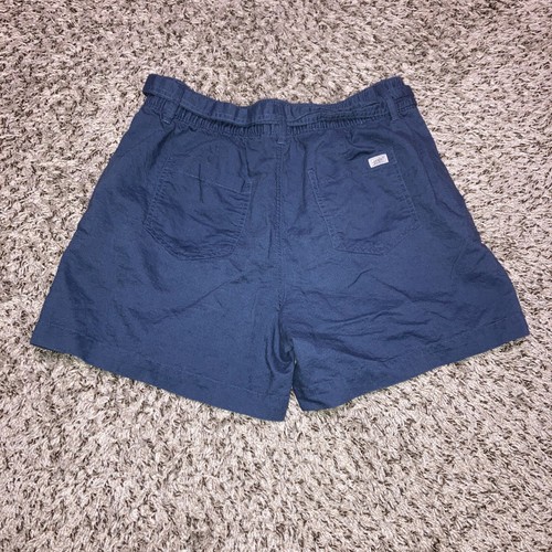 Eddie Bauer Women’s Shorts Linen/Cotton Blue Size 6 - Picture 2 of 4