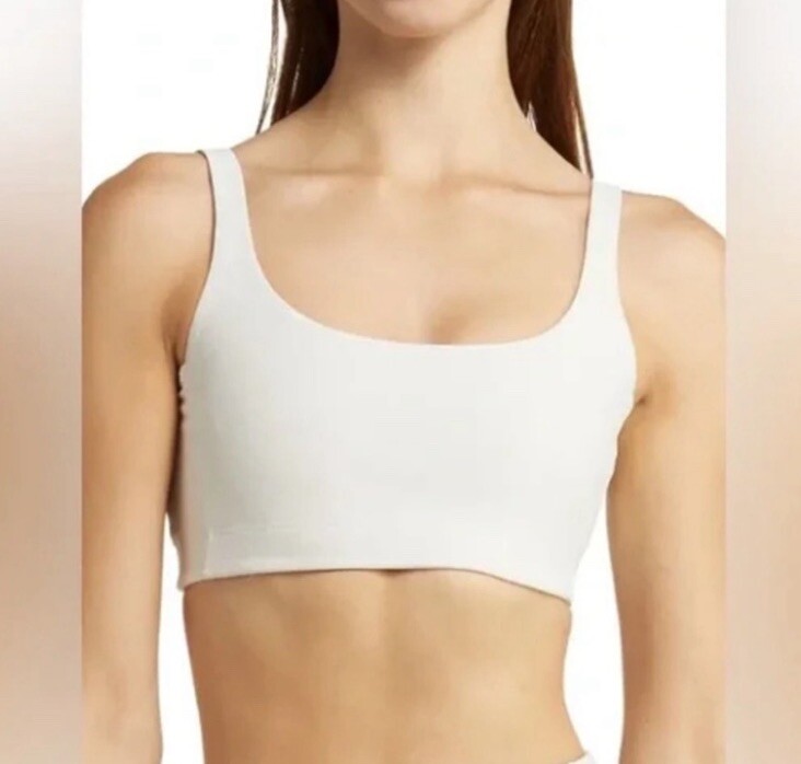 NWT Outdoor Voices Freeform Scoop Bra XXXL Milk Stone White