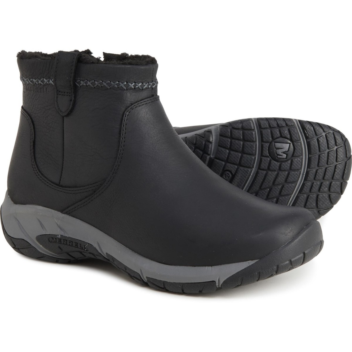 Merrell Women's Encore 4 Polar Bluff Zip Boots winter shoes WIDE