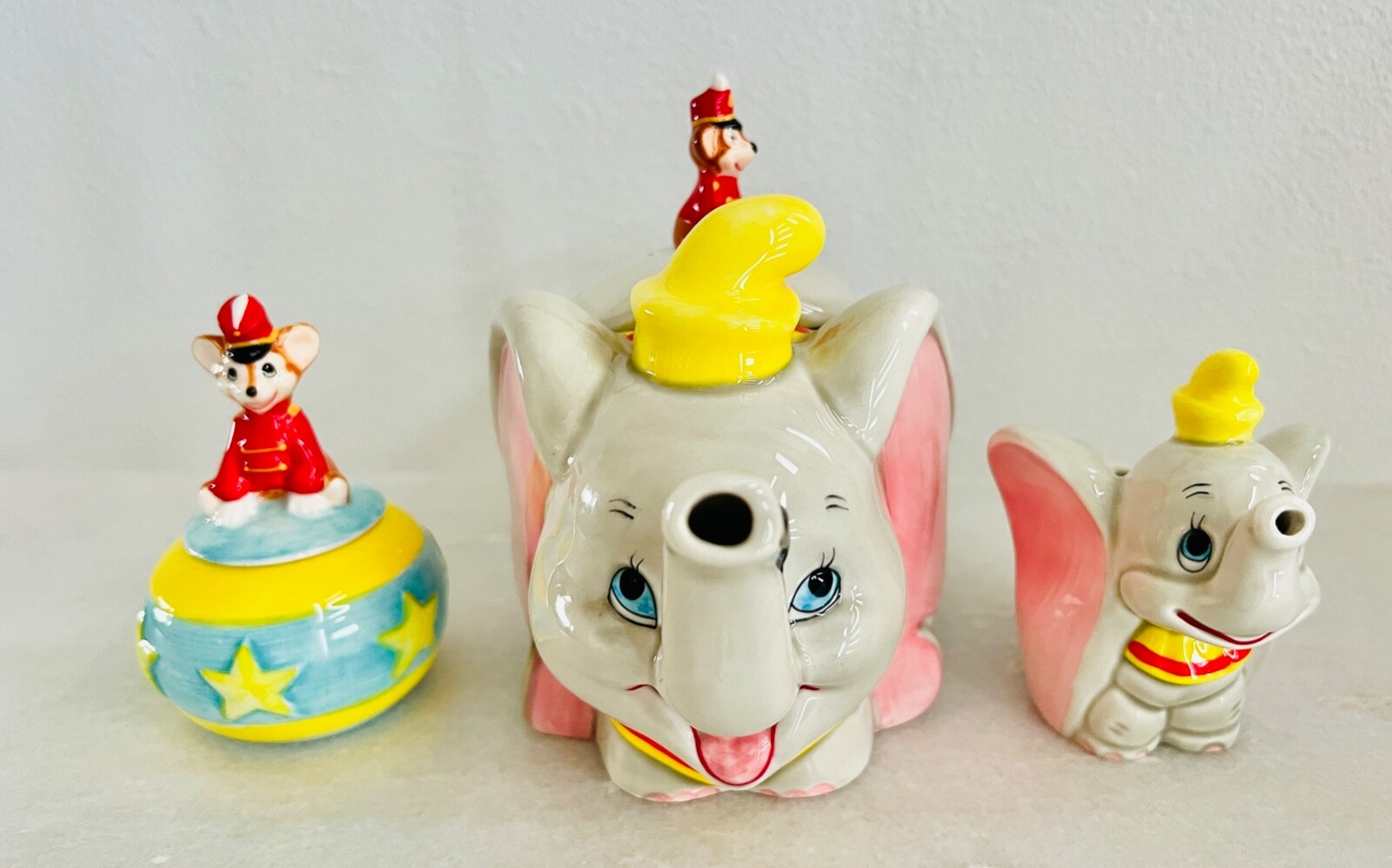 Vintage Disney Dumbo Tea Set in Original Box Complete New eBay