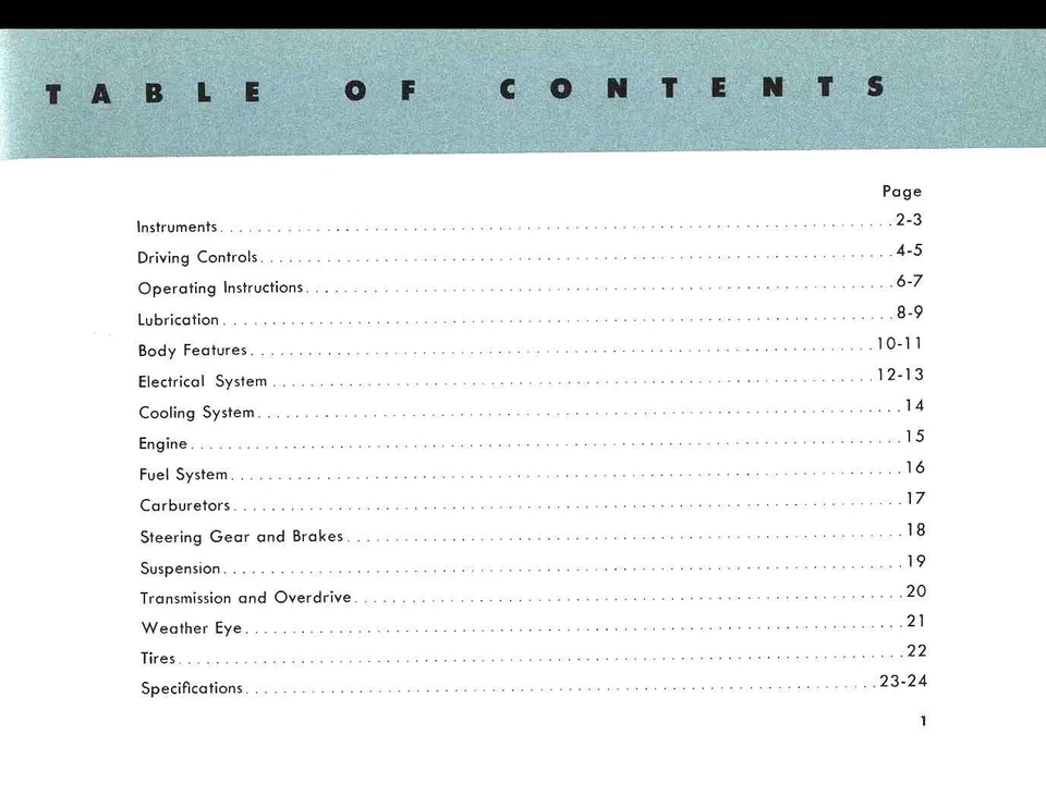 Nash Healey 1951 manual del propietario Foto 2 de 4