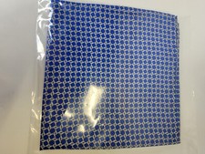 Hideoki Bespoke Men's Designer Pocket Square Blue 100 Silk