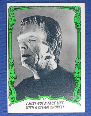 1980 You'll Die Laughing - Card #15 ''I Just Got a Facelift'' - NrMt-Mt Condition