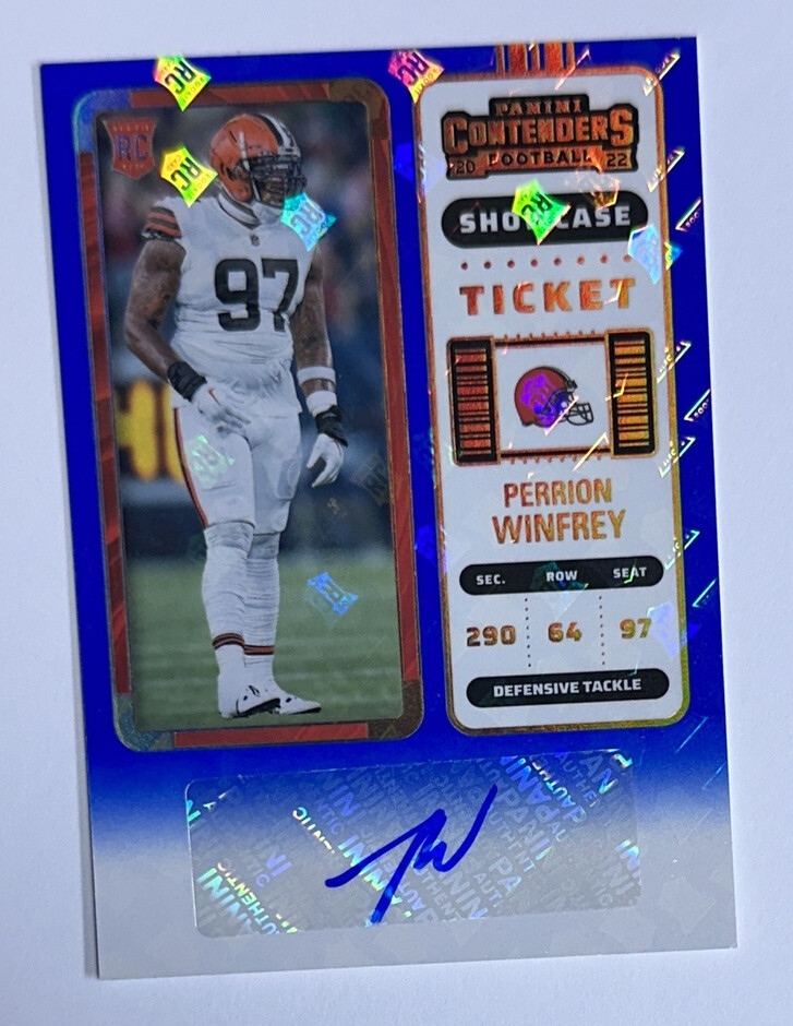 Perrion Winfrey Panini Contenders #202 Autograph-Showcase