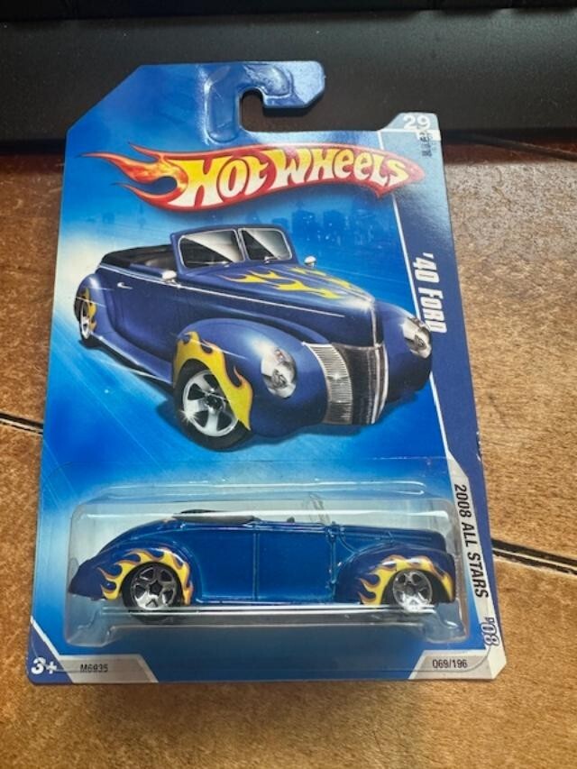 2008 Hot Wheels All Stars '40 Ford # 69 Blue