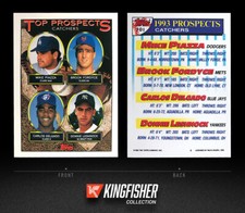 Mike Piazza 1993 Topps Top Prospects Catchers Rookie RC #701 Los Angeles Dodgers