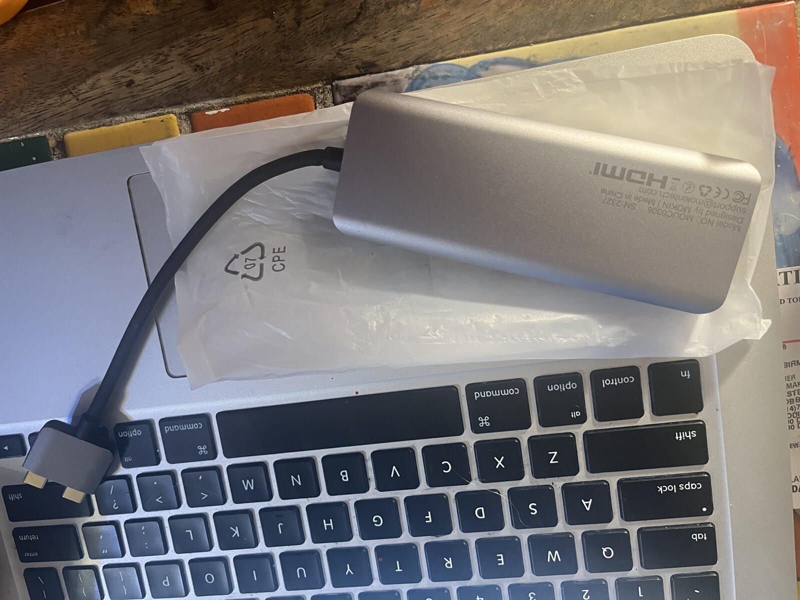 Docking Station USB C to Dual HDMI Adapter, MOKiN USB C Hub Dual HDMI Monitor...