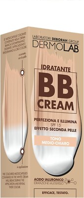 Dermolab BB Cream Feuchtigkeitscreme 50ml Haut Mittelton Hell Second Skin Effekt