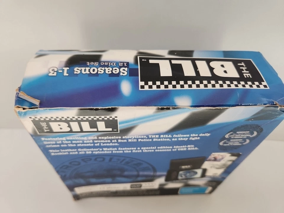 The Bill Season 1-3 (DVD, 1984) Special Edition 12 Disc Set Leather Dvd Wallet - image 3 of 4