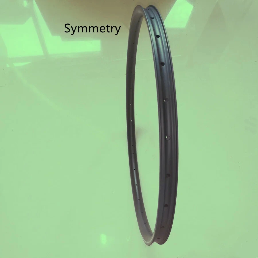 Супер легкий 29er XC AM DH ассиметричный углеродного волокна горный велосипед обод бескамерный 28H - Изображение 3 из 4