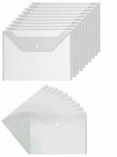 A4/A5 Plastic Clear Stud Document Holder Paper Secure Project Folder Office Home