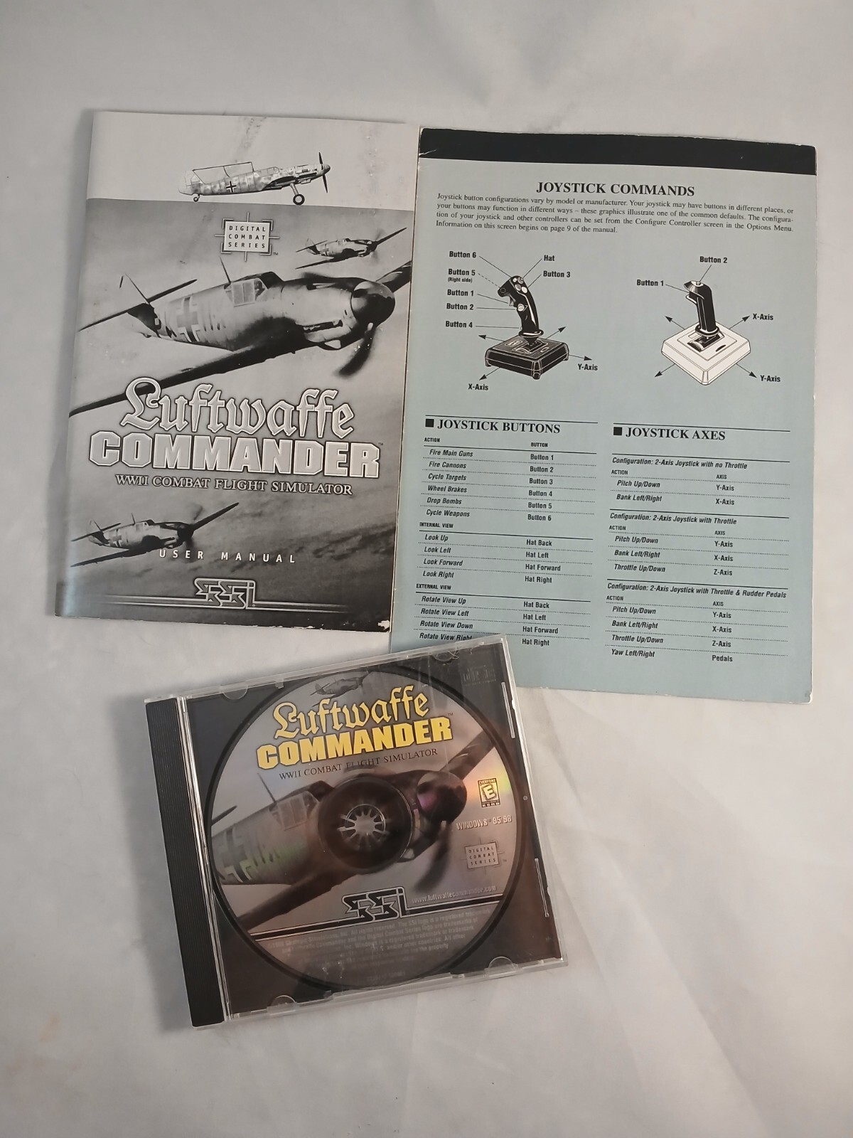 Luftwaffe Commander WWII Flight Simulator PC 1999 Manual Only No Box
