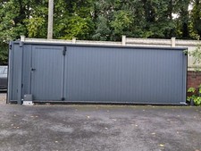 Anthracite grey driveway metal Gate second hand 