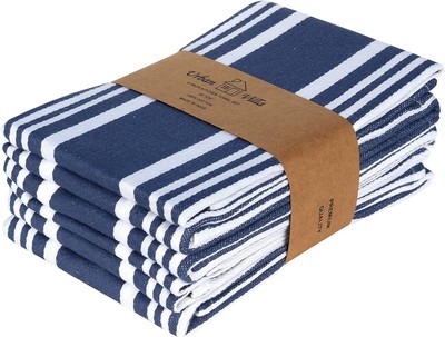 Urban Villa Kitchen Towels (20X30 Inches 6 Pack) Extra Large Premium Dish Towels
