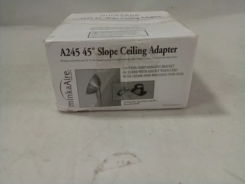 MinkaAire A245-BNW Sloped Ceiling Adapter - Brushed Nickel Wet - Picture 2 of 6