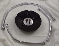 Helo Wheels Gloss Black Custom Wheel Center Cap Caps # HE846L158 / FD.09.033