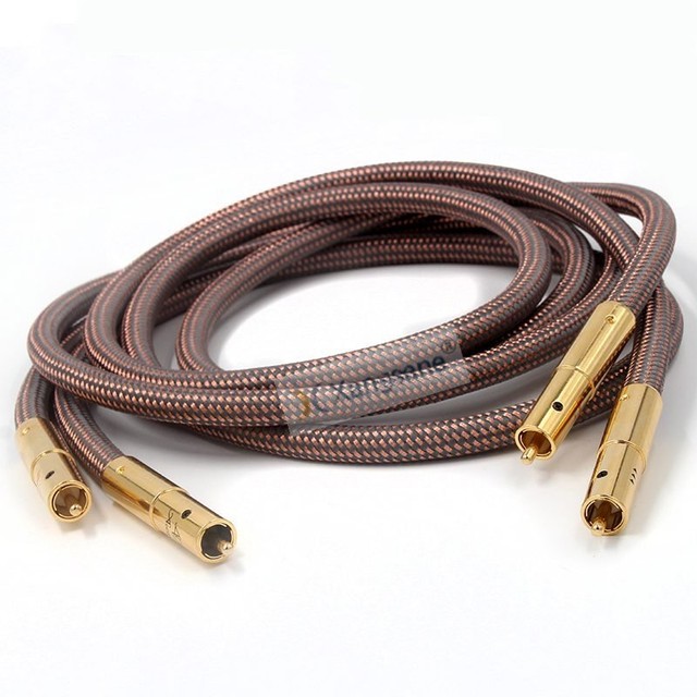 Pair Accuphase 40th Anniversary Edition RCA Plug Interconnect Audio