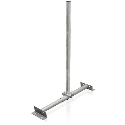 PREMIUMX Dachsparrenhalter 1m Mast Aufdach Dach SAT Montage Dachhalterung Sparrenhalter