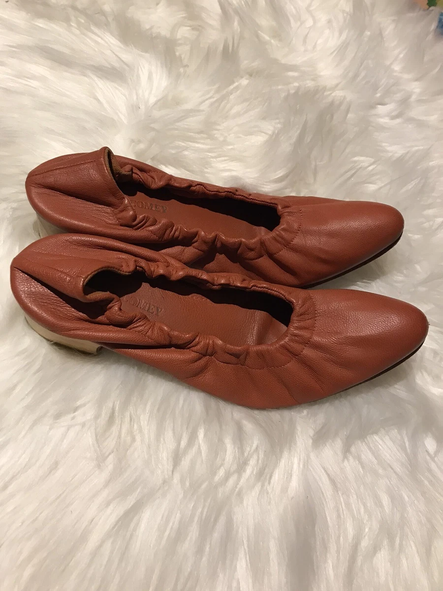 RACHEL COMEY Calder Block Heels in Brick Red size 7