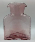 Vintage Blenko Amethyst Glass Double Spout Water Carafe Pitcher Stamped