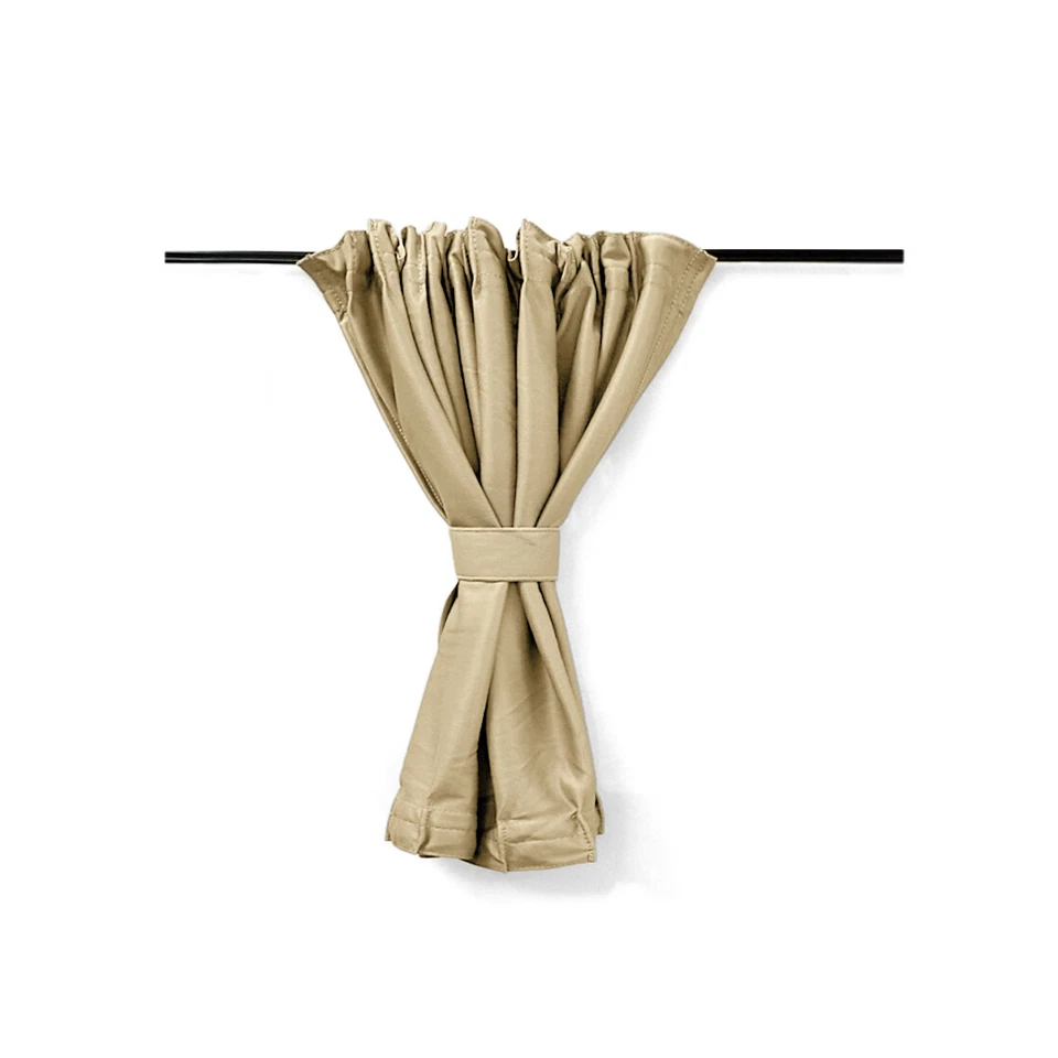 2 piezas Ajustable Cortina Ventana Coche Anti UV Parasol Cubierta Visera 50x39cm Beige Foto 3 de 4