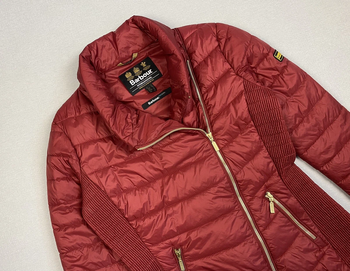 Women s Barbour International Jurby Quilt Jacket size 8 eBay
