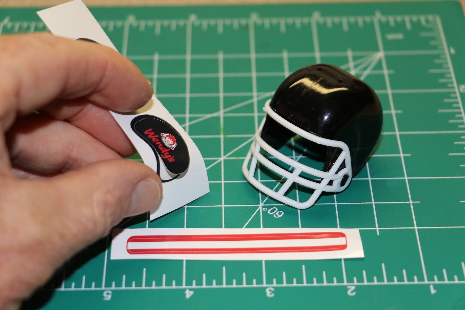 Wendy's Restaurant Custom Football Gumball Helmet Diecut Decals Helmets IHOP OPI eBay