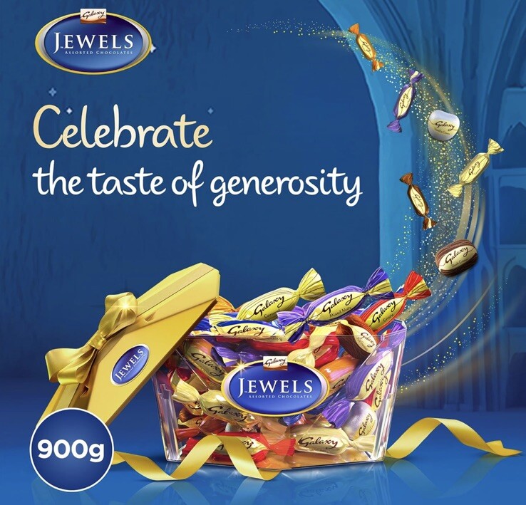 Galaxy Jewels Chocolates Assorted 900 Gr, FREE SHIPPING جلاكسي