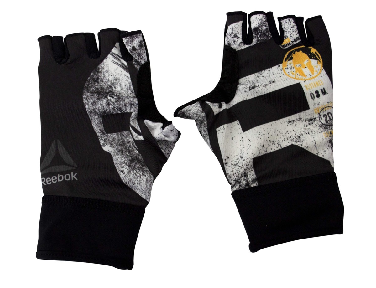 Reebok Spartan Race Black Fingerless Gloves UK