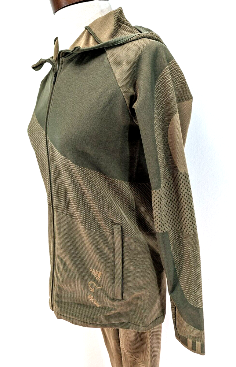 2pc SET ADIDAS Women's Wood Wood PHX Running Jacket Hoodie XS NEW