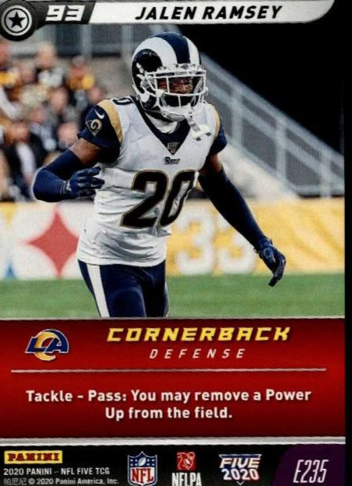 2020 Panini NFL Five TCG Jalen Ramsey #E235