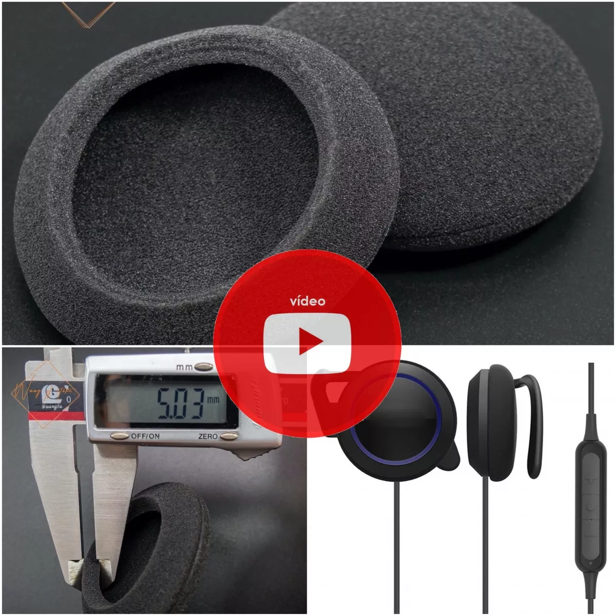 5 Pairs Earpads Replacement Foam Ear Pads Cushions For Koss BT221i
