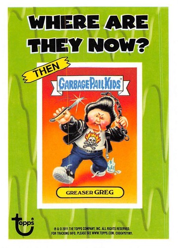 GARBAGE PAIL KIDS 2011 FLASHBACK SERIES 2 PICK-A-CARD YELLOW BASE STICKERS TOPPS - Picture 295 of 321