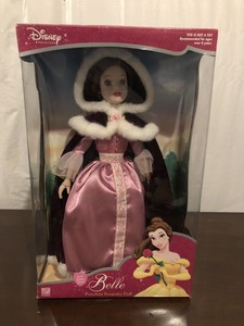 disney princess belle porcelain keepsake doll