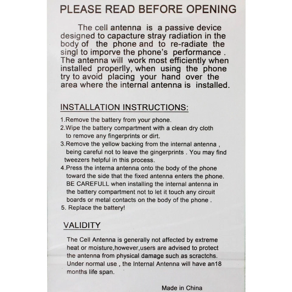 25 CELL PHONE ANTENNA SIGNAL BOOSTERS BOOSTER iphone - Image 4 of 4