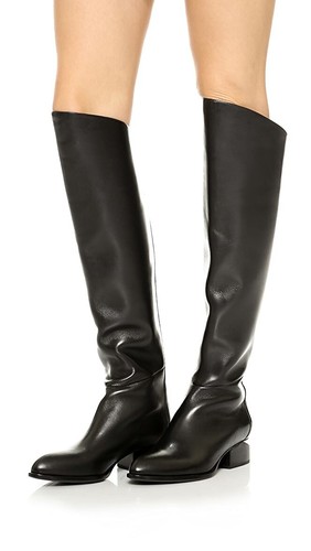 ALEXANDER WANG Sigrid Black Leather 