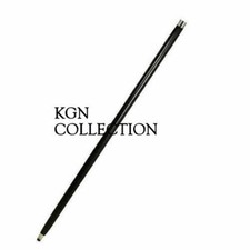 Vintage Black Wood Antique Walking Stick Only for Cane Handle Wooden Shaft Only