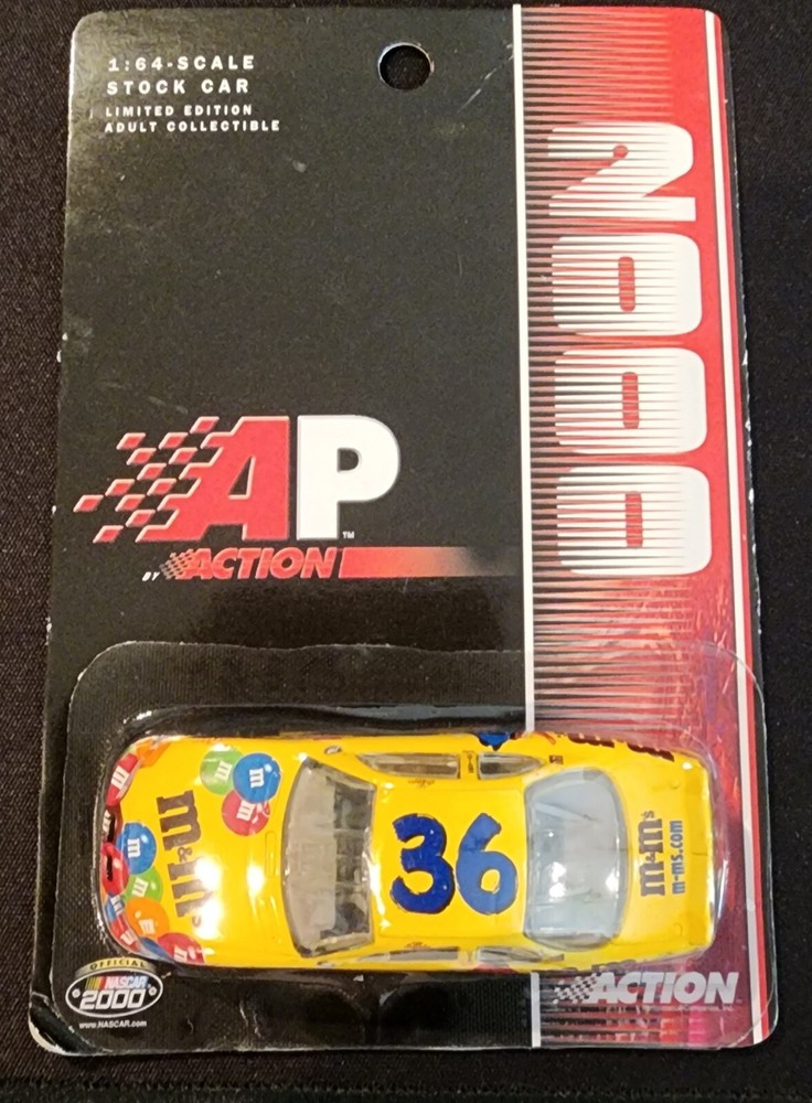 AP ACTION 2000 NASCAR  # 36 M & M CAR  LIMITED EDITION ADULT COLLECTIBLE MIB
