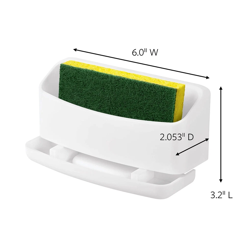 Command Medium Caddy with Sponge Organize Your Sponges Damage Free 1 Caddy 4 ... Foto 3 de 4