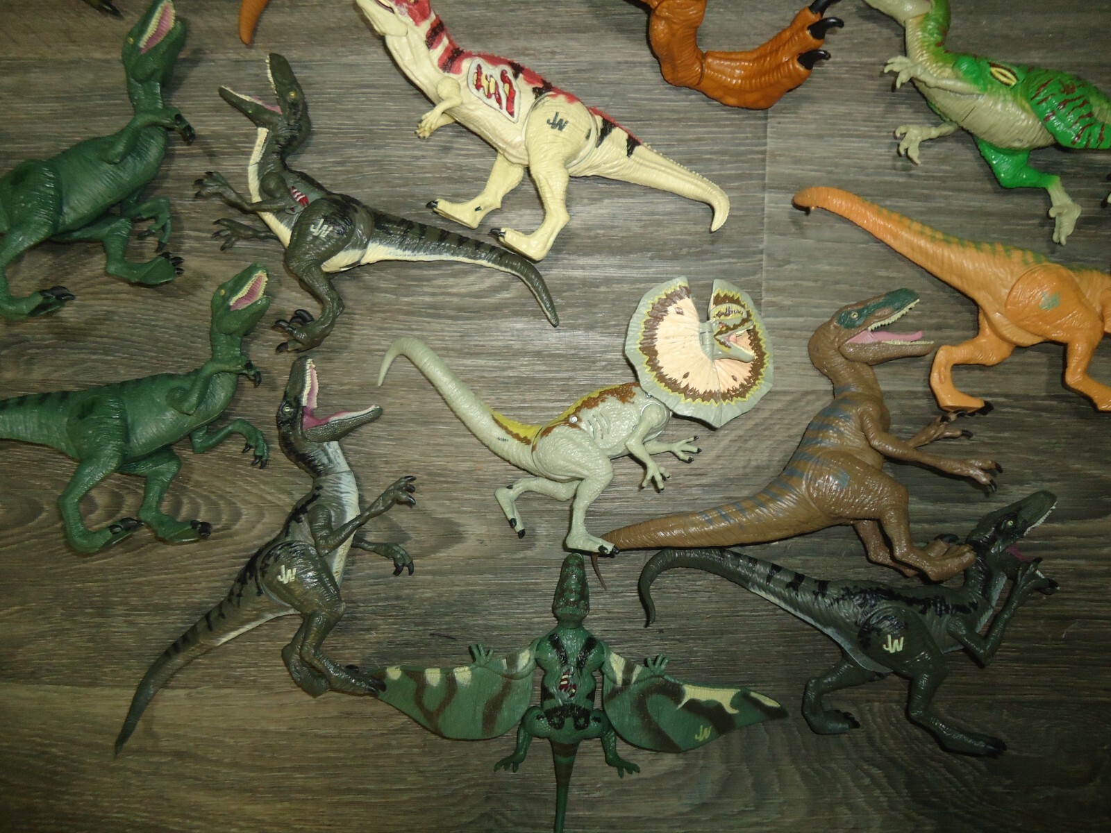 authentic JW Jurassic world dinosaur figure lot t rex, raptors ++ | eBay