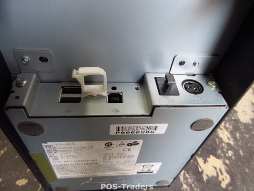 Fujitsu FP-410 USB Bonnen Printer Drucker Bon Ticket POS BLK Receipt INCL PSU - Afbeelding 6 van 7