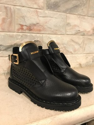 balmain biker boots