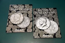 Set of 2 - HE Harris Kennedy Half Dollar Coin Folders # 3-4 2000-2024 Album Book