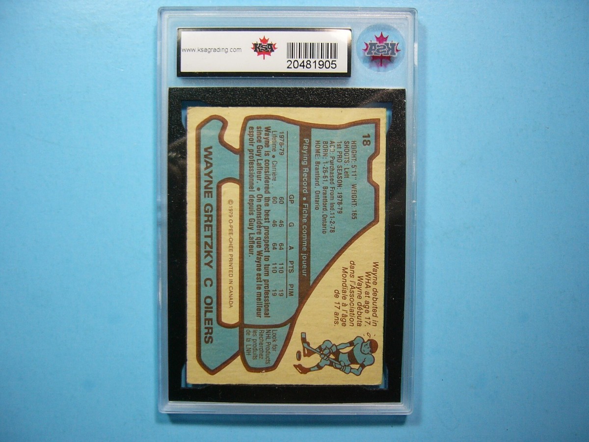 1979/80 O-PEE-CHEE NHL HOCKEY CARD #18 WAYNE GRETZKY ROOKIE