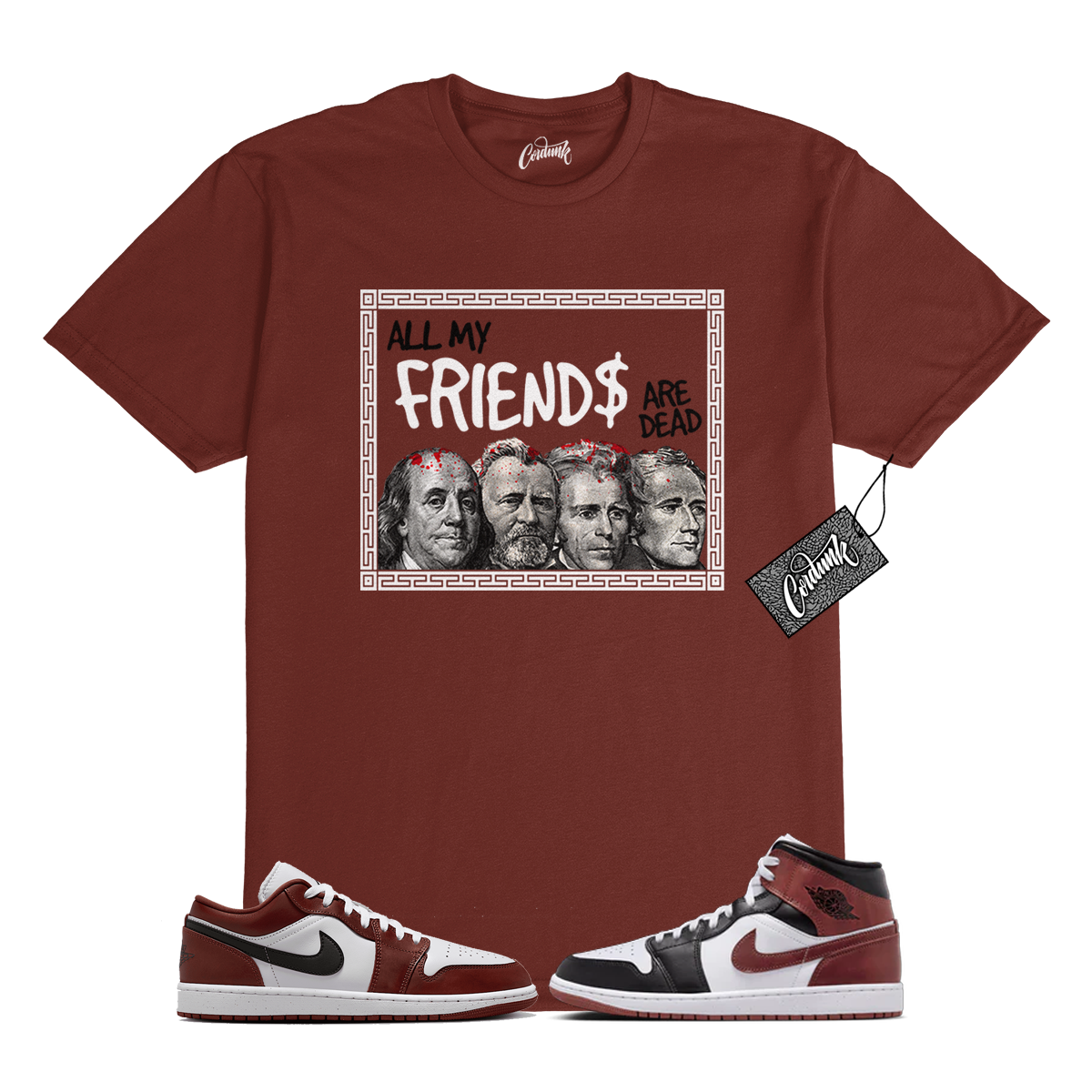 1 Dark Pony White Black T Shirt Match PREZ