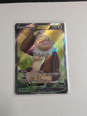 Pokemon - Slaking V - 077/078 - SWSH Pokemon GO - Full Art Karte