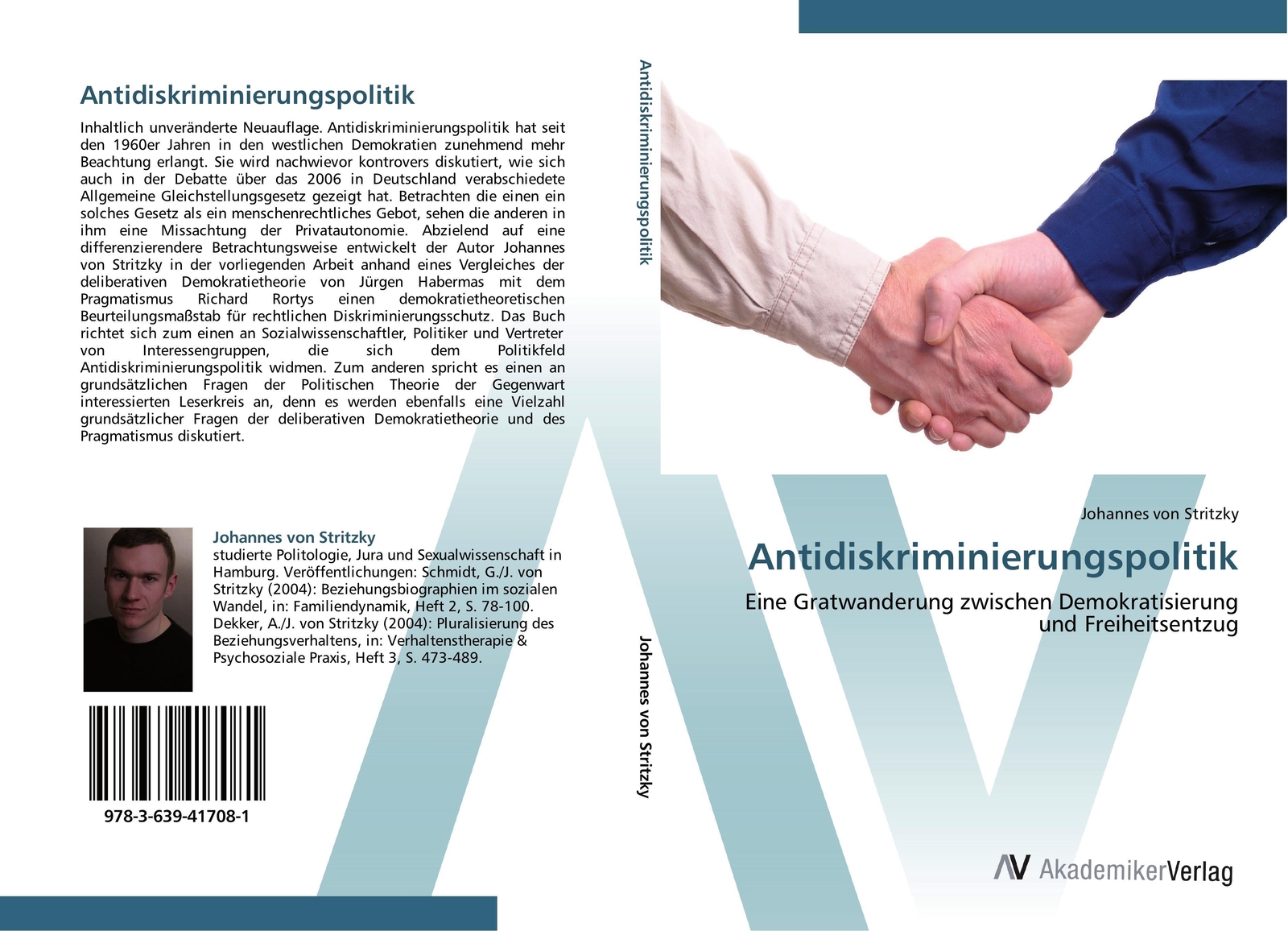 Johannes Von Stritzky | Antidiskriminierungspolitik | Taschenbuch |
