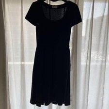 Cleaned Prada Black Short Sleeve Knee Length Dress