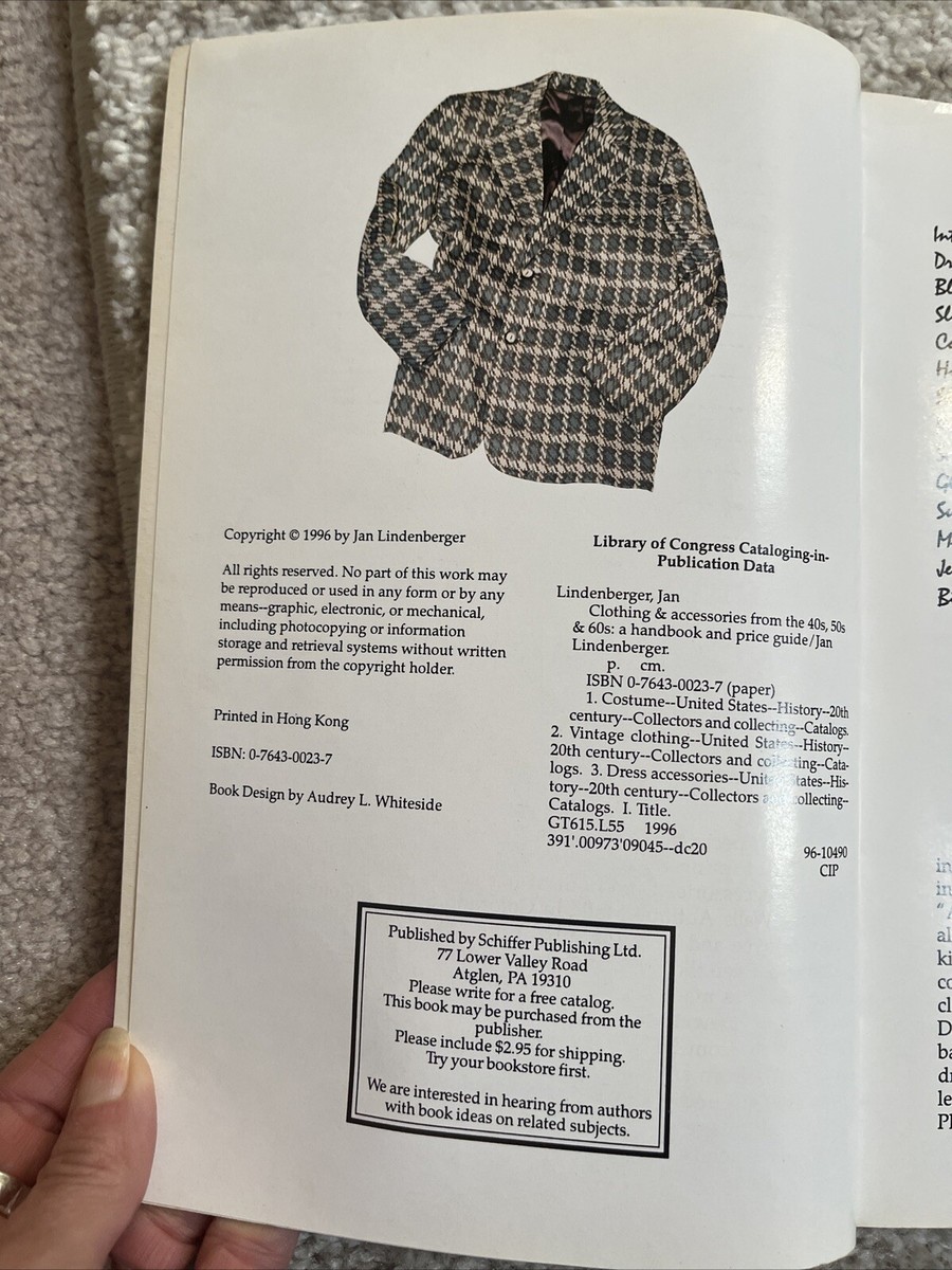 Clothing and Accessories from the '40s, '50s, And '60s : A