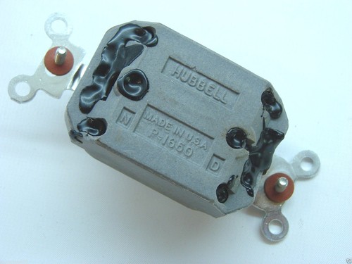 Hubbell 8803 Vintage 3-Way Toggle Switches Porcelean Base In Box b92 - Picture 3 of 4